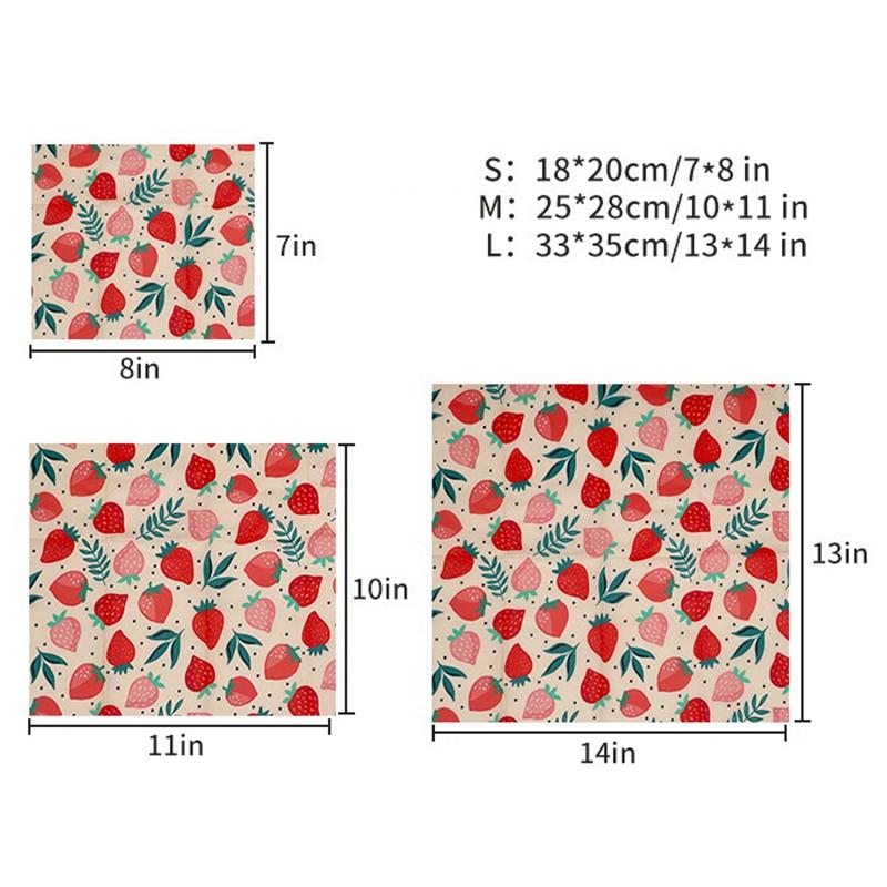 Beeswax Wrap Reusable - Balmumu Gıda Örtüsü Çevre Dostu Mutfak