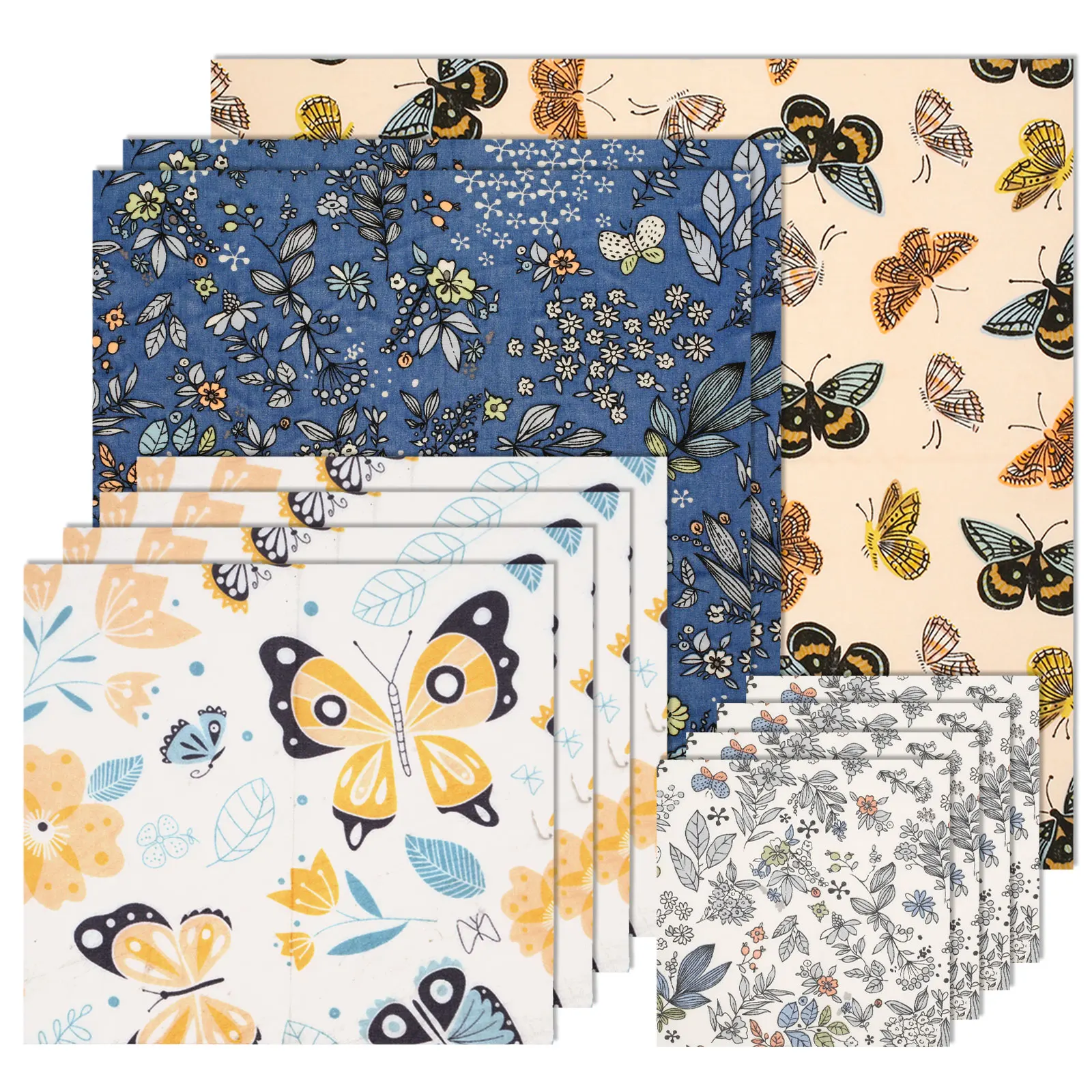 Beeswax Wrap Reusable - 11 Adet Balmumu Gıda Sarma Seti