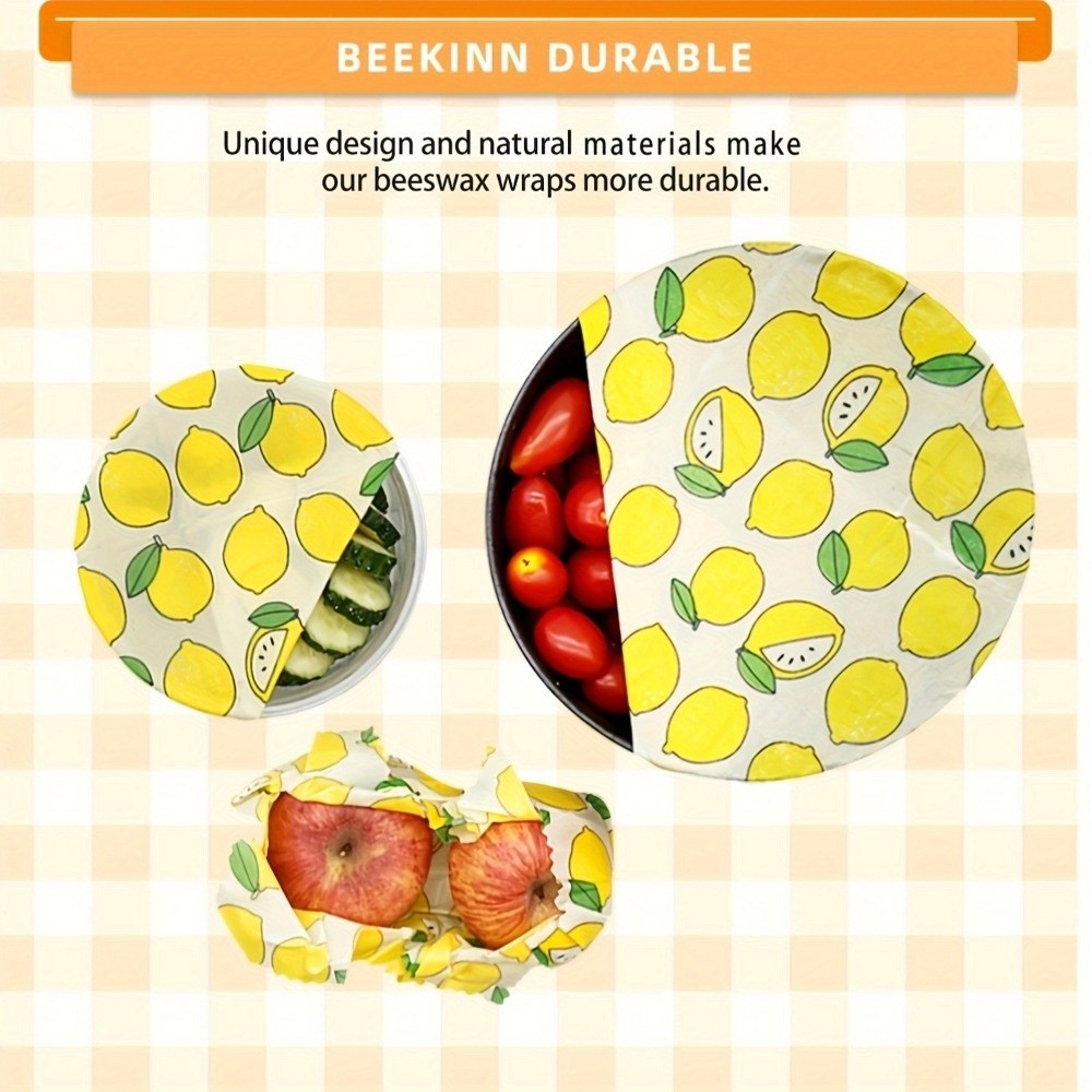 9 adet Çok Boyutlu Balmumu Gıd - Beeswax Food Cover incelemesi ve fiyatı