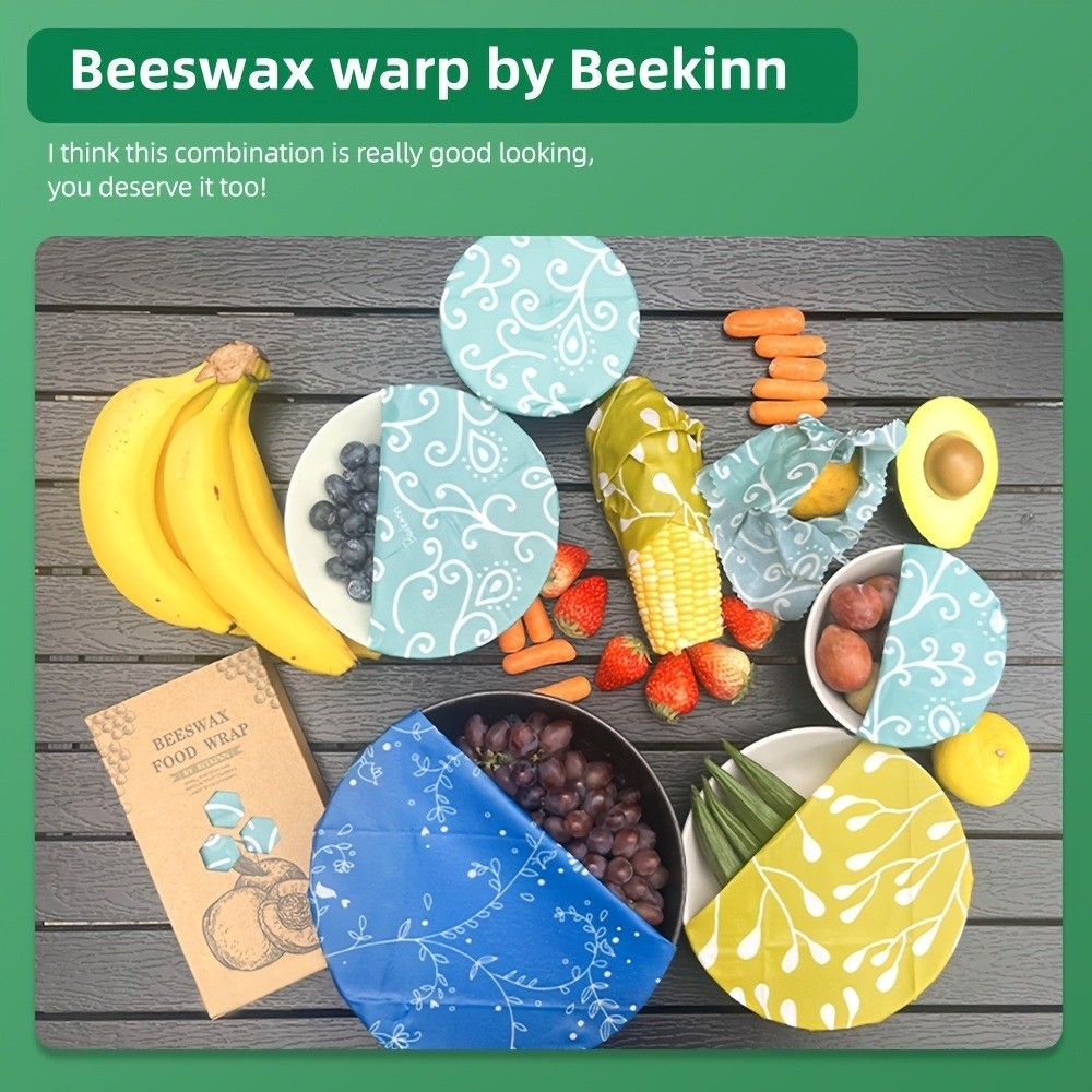 9 adet Çok Boyutlu Balmumu Gıd - Beeswax Food Cover incelemesi ve fiyatı