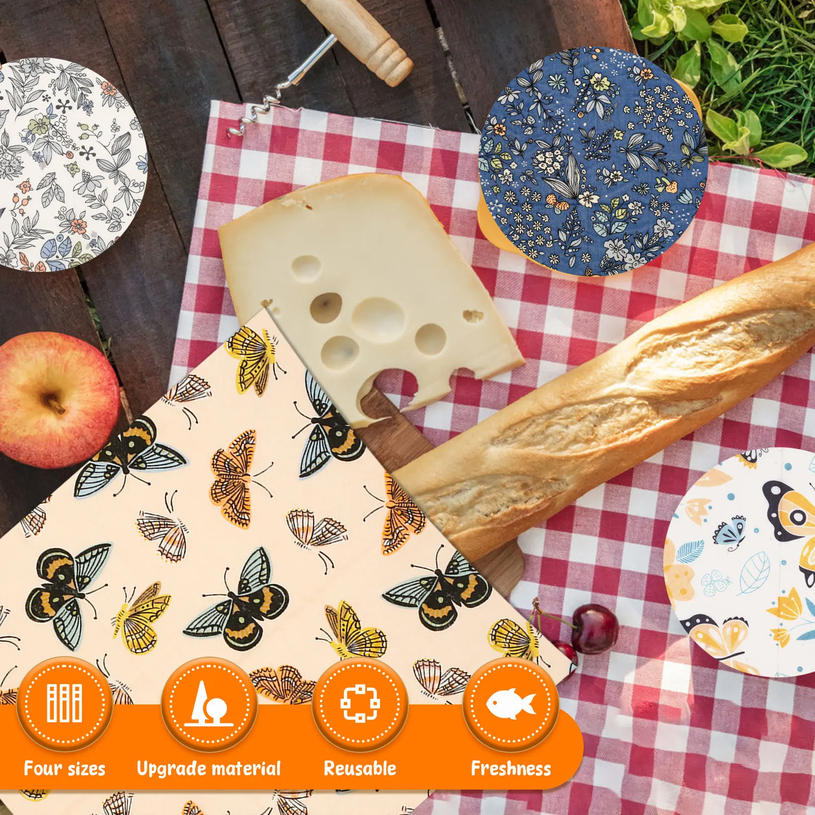 11 Parça Balmumu Gıda Sarma Se - Beeswax Food Cover incelemesi ve fiyatı